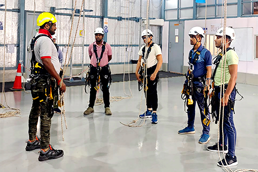 Advanced testing laboratory ensuring PPE safety standards